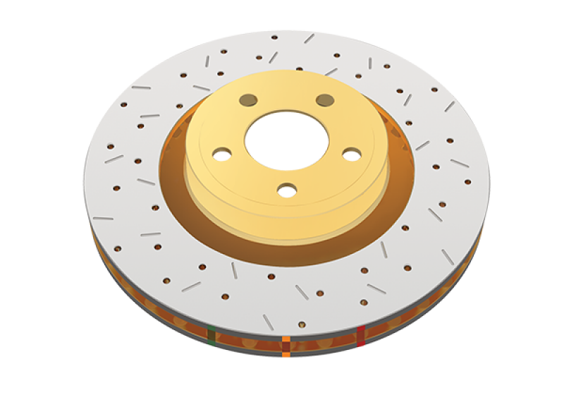 DBA 00-02 Audi S4 Rear 4000 Series Drilled & Slotted Rotor - DBA4569XS
