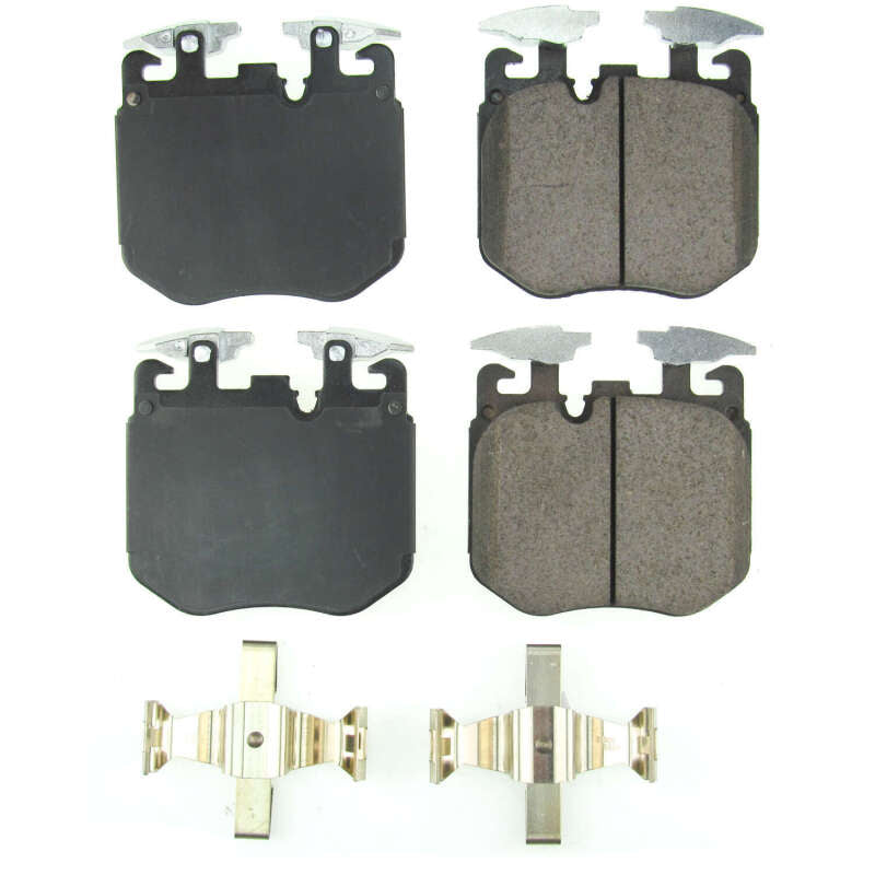 PowerStop 17-19 BMW 540i Front Z17 Evolution Ceramic Brake Pads w/Hardware