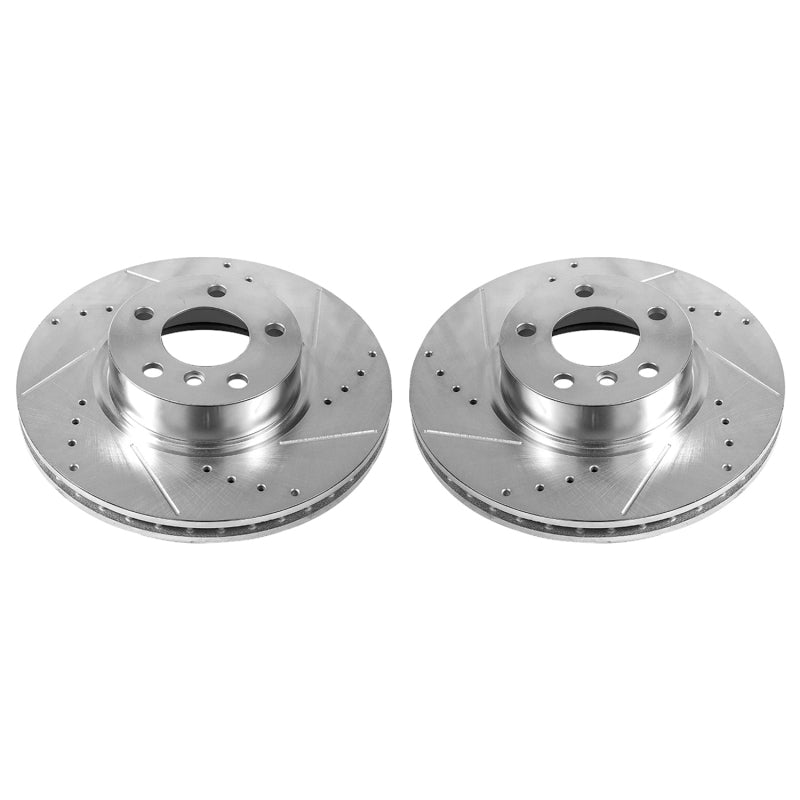 PowerStop 11-17 BMW X3 Front Evolution Drilled & Slotted Rotors - Pair