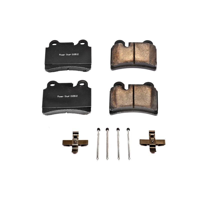 PowerStop 06-07 Volkswagen Touareg Rear Z17 Evolution Ceramic Brake Pads w/Hardware