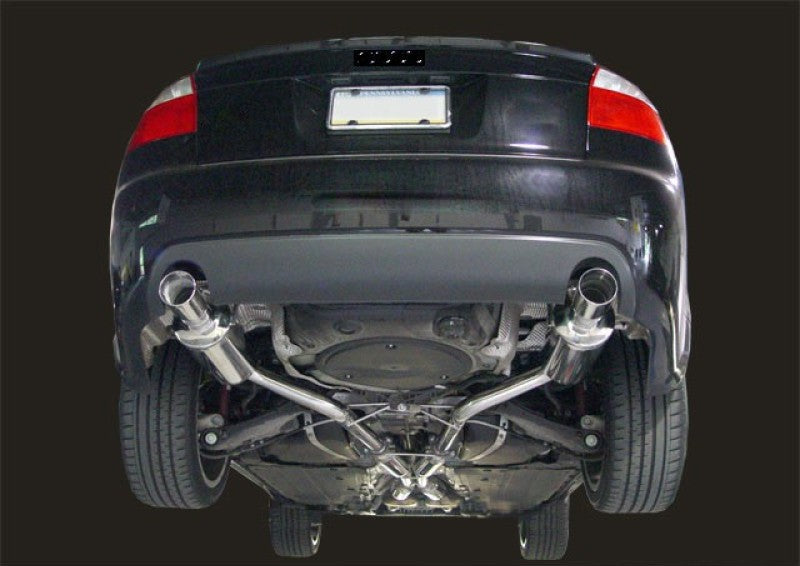 AWE Tuning Audi B6 A4 3.0L Track Edition Exhaust - Diamond Black Tips
