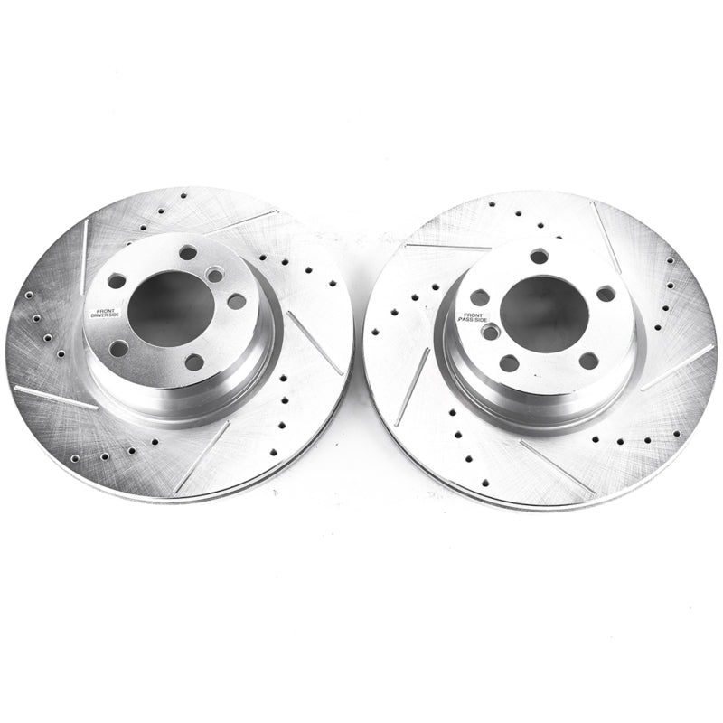 PowerStop 14-15 BMW 228i Front Evolution Drilled & Slotted Rotors - Pair