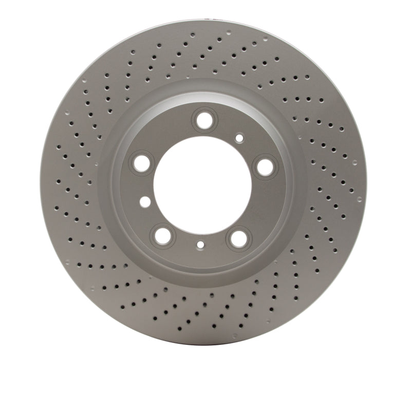 DFC 07-13 Porsche 911 Left Rear Drilled GeoSPEC Coated Rotor