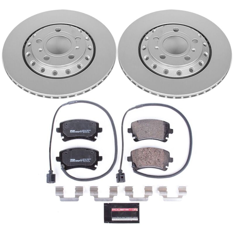 PowerStop 03-10 Audi A8 Quattro Rear Euro-Stop Brake Kit