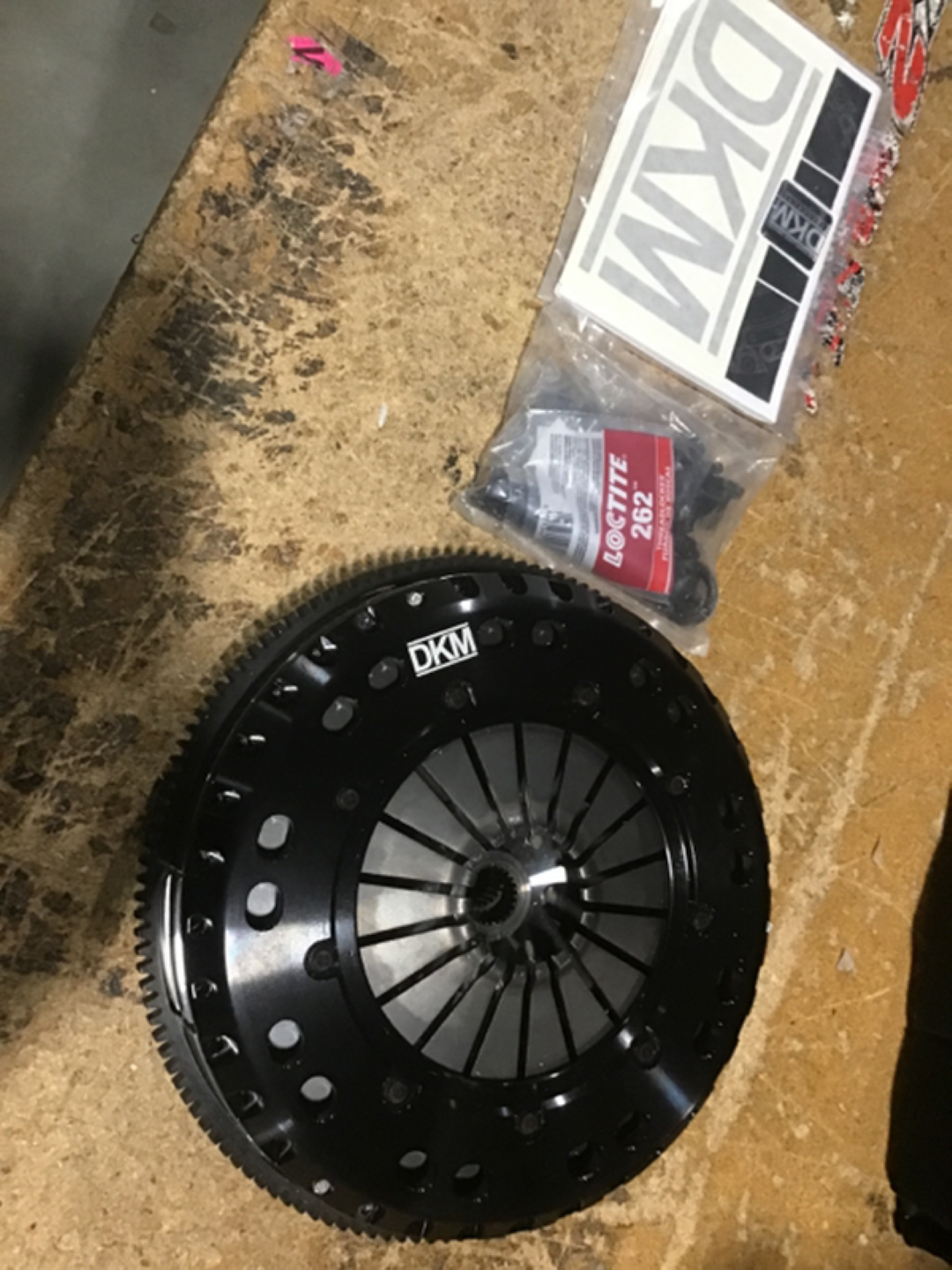 DKM Clutch 2.0 VW/Audi A3 TSI 8 Bolt Motor MS Twin Disc Clutch Kit w/Steel Flywheel - Scratch & Dent Parts