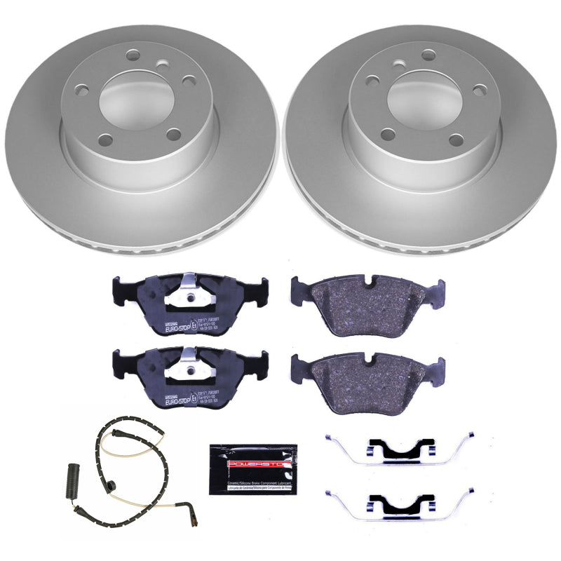 PowerStop 01-03 BMW 525i Front Euro-Stop Brake Kit