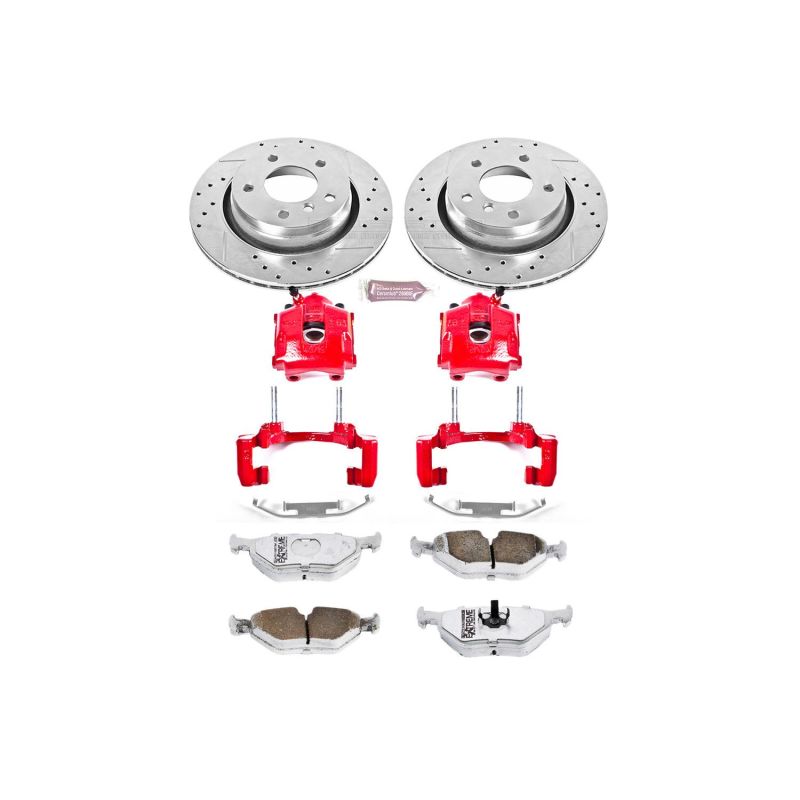 PowerStop 2000 BMW 323i Rear Z26 Street Warrior Brake Kit w/Calipers