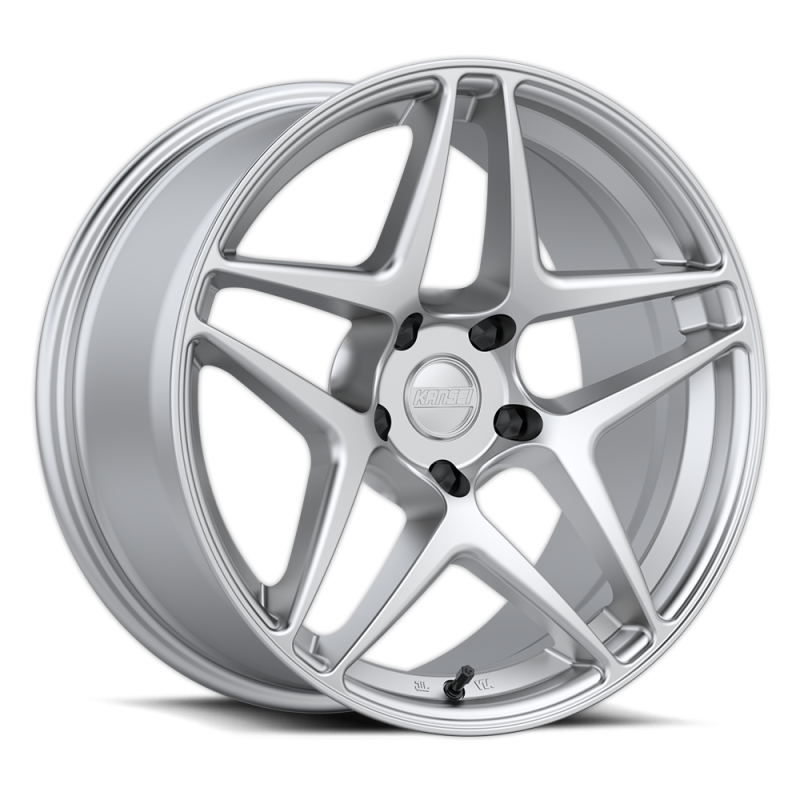 Kansei Wheels Kansei K15H Astro 18x10.5in / 5x114.3 BP / 12mm Offset / 73.1mm Bore - Hyper Silver Wheel