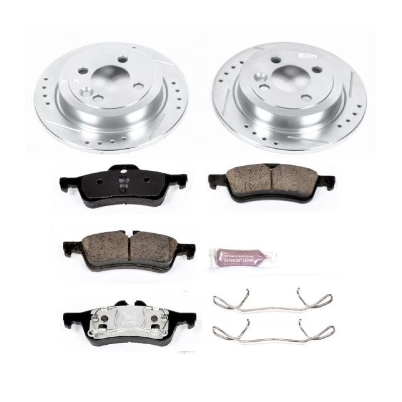 PowerStop 07-08 Mini Cooper Rear Z23 Evolution Sport Brake Kit