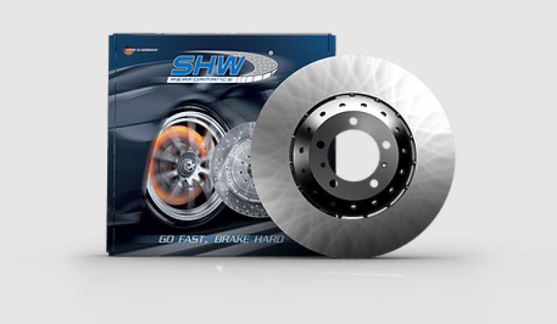 SHW Performance 12-18 Audi A8 Quattro L Front Smooth Lightweight Brake Rotor (4H0615301AL)
