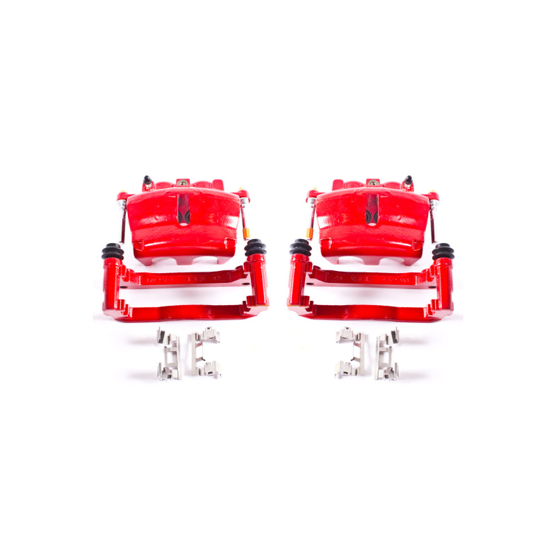 PowerStop 08-16 Buick Enclave Front Red Calipers w/Brackets - Pair