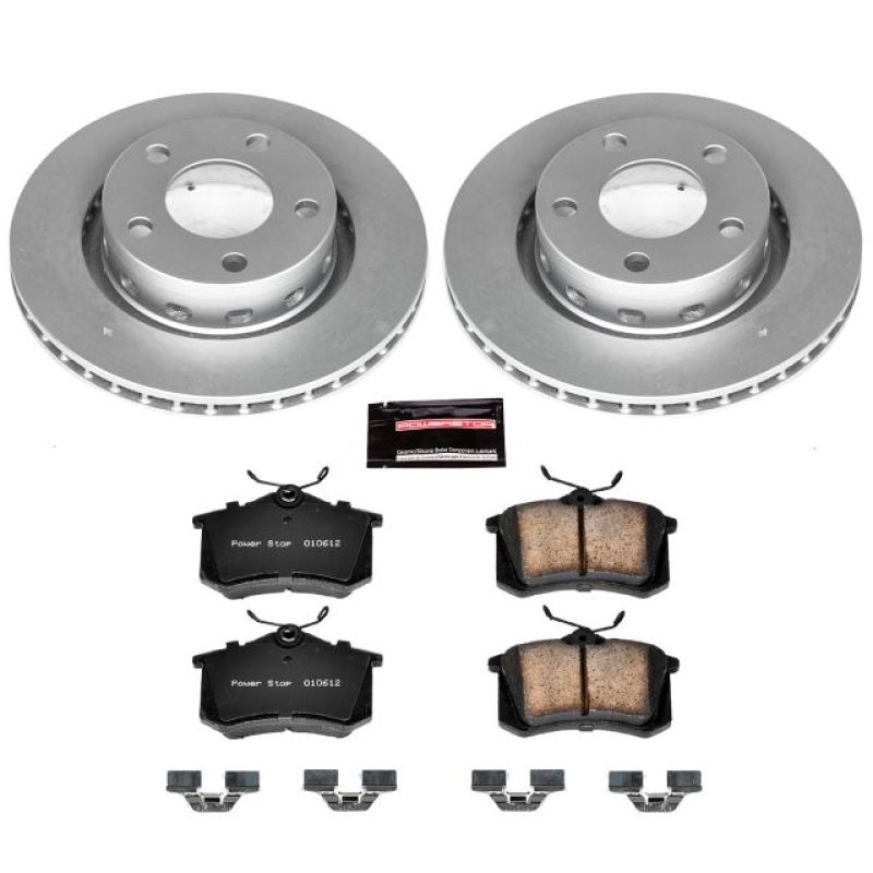 PowerStop 02-04 Audi S6 Rear Z23 Evolution Sport Coated Brake Kit