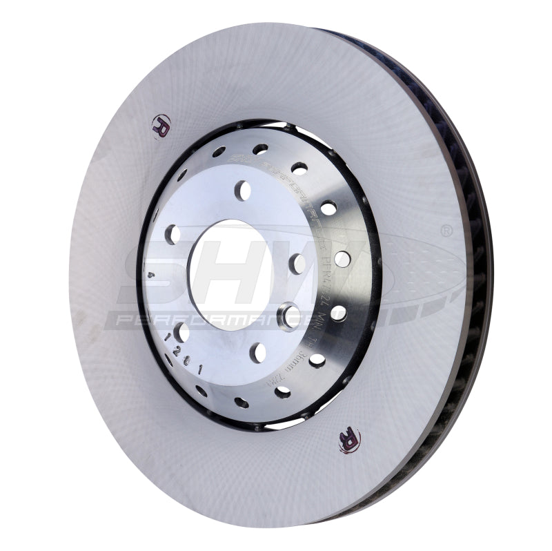 SHW Performance 15-18 Porsche Cayenne GTS w/19in Wheel w/o Ceramics Right Frt Smooth LW Brake Rotor(95835140450)