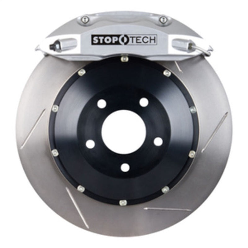 StopTech 95-99 BMW M3 (E36) BBK Rear ST-40 Silver Calipers 332x32 Slotted Rotors