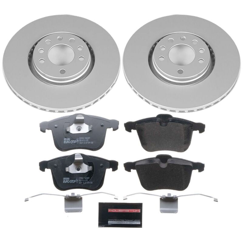 PowerStop 06-11 Saab 9-3 Front Euro-Stop Brake Kit
