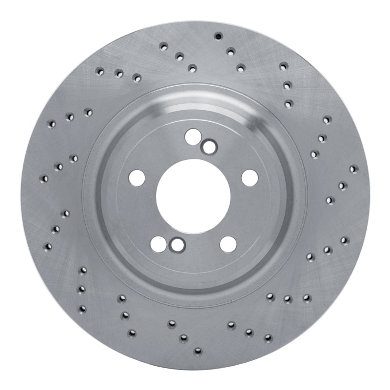 DFC 15-20 BMW M2 Right Rear Drilled Brake Rotor