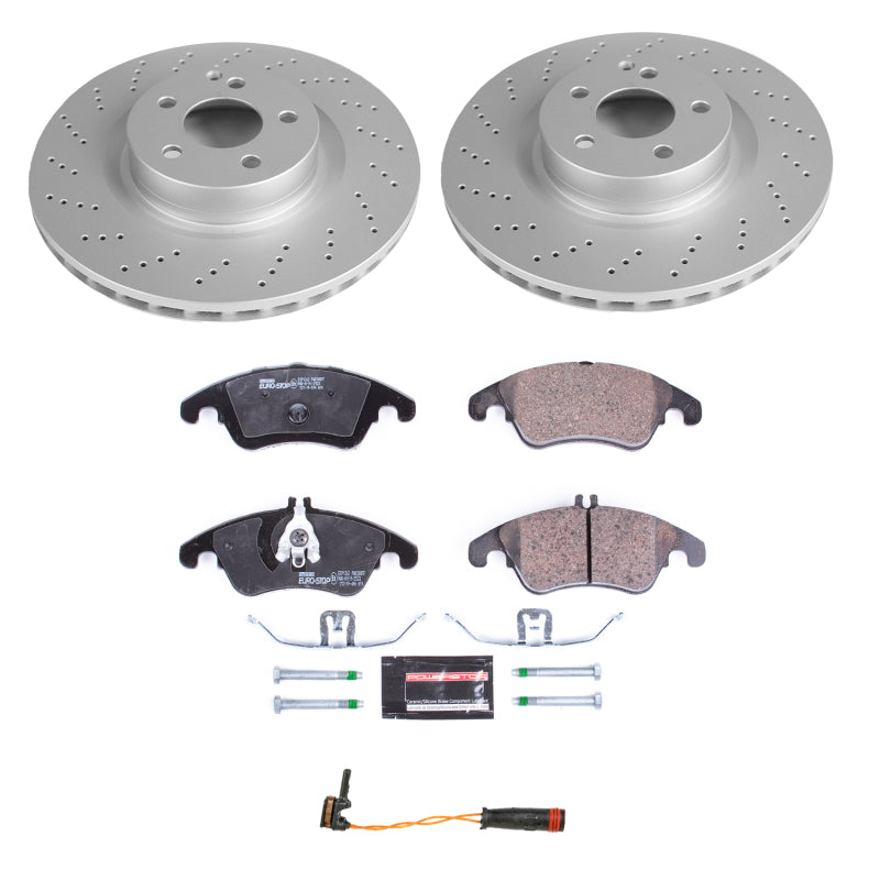 PowerStop 12-15 Mercedes-Benz C250 Front Euro-Stop Brake Kit