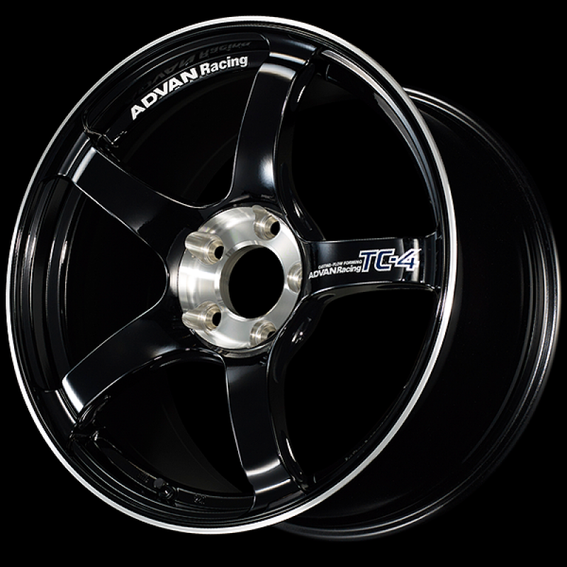 Advan TC-4 SE 18x9.0 / +51 Offset / 5x100 / 63mm Bore / Racing Gloss Black and Diamond Cut