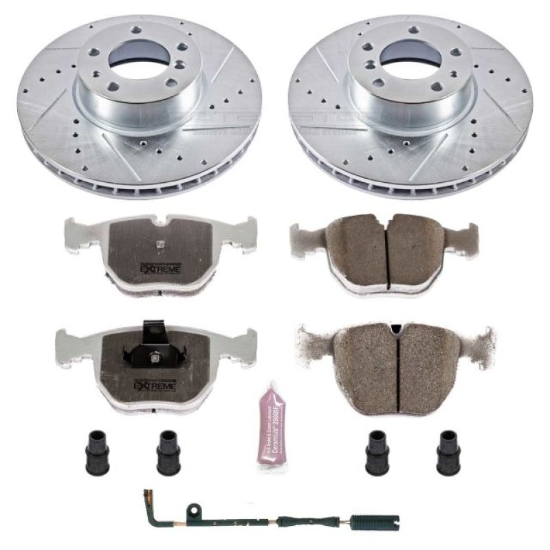 PowerStop 97-00 BMW 540i Front Z26 Street Warrior Brake Kit