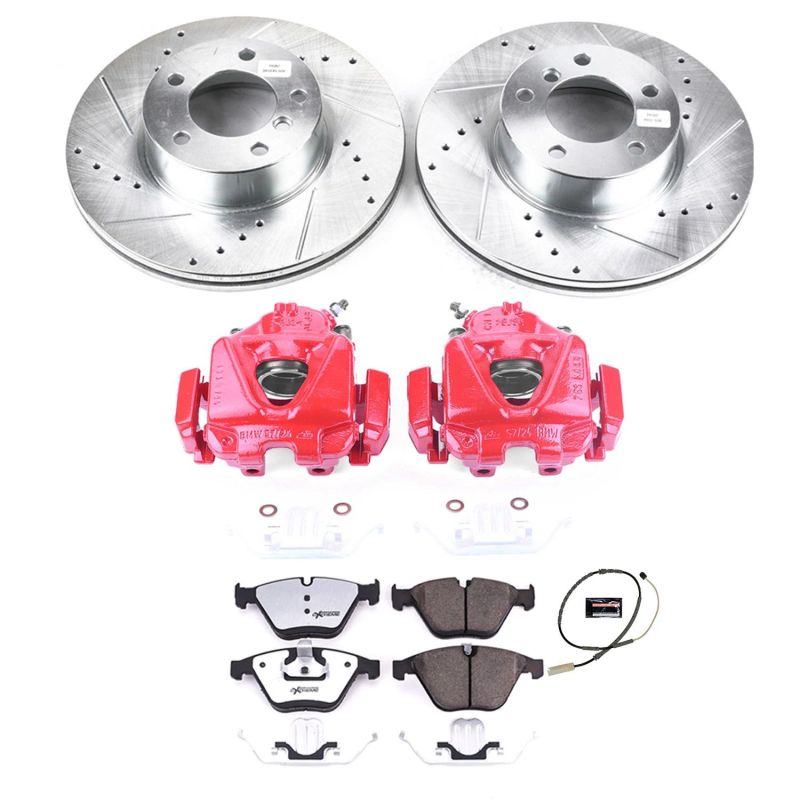 PowerStop 13-15 BMW X1 Front Z26 Street Warrior Brake Kit w/Calipers