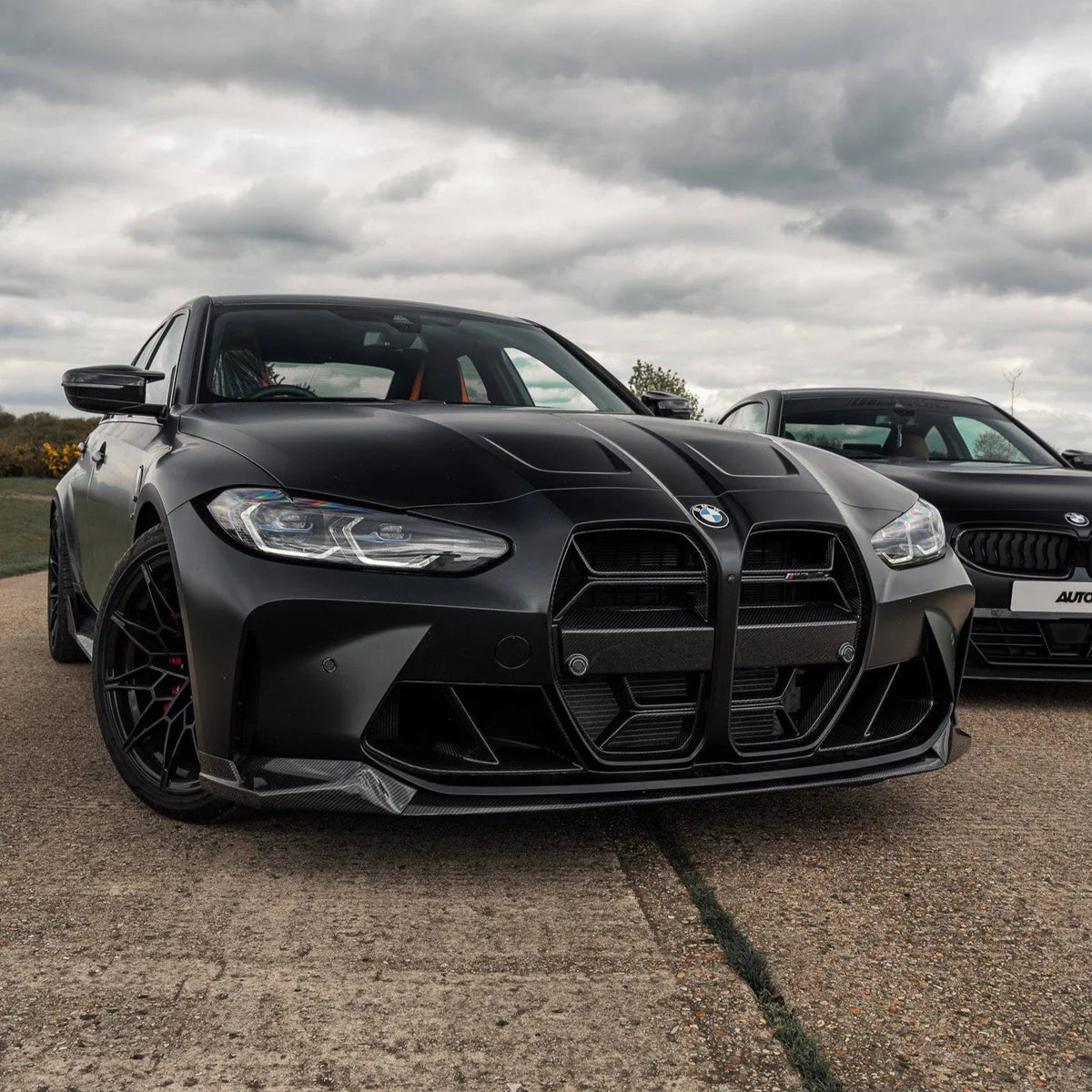 TRE BMW M3 G80 G81 & BMW M4 G82 G83 Pre-Preg Carbon Fiber Performance Front Splitter by TRE (2021+)