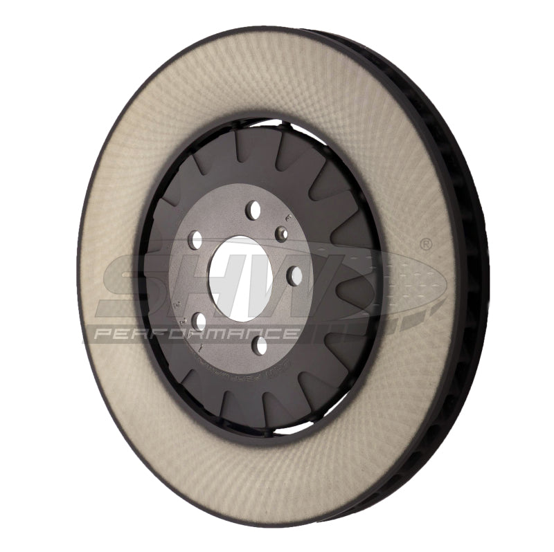 SHW Performance 20-22 Audi S6 Premium Plus Front Smooth Lightweight Brake Rotor (4M0615301BF)