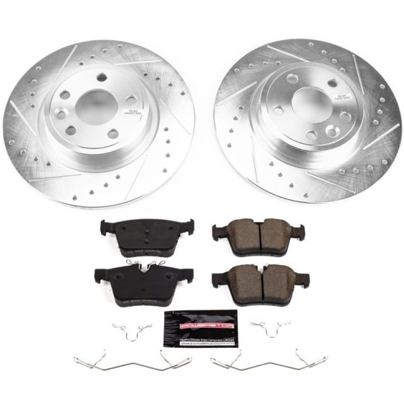 PowerStop 2018 Jaguar E-Pace Rear Z23 Evolution Sport Brake Kit