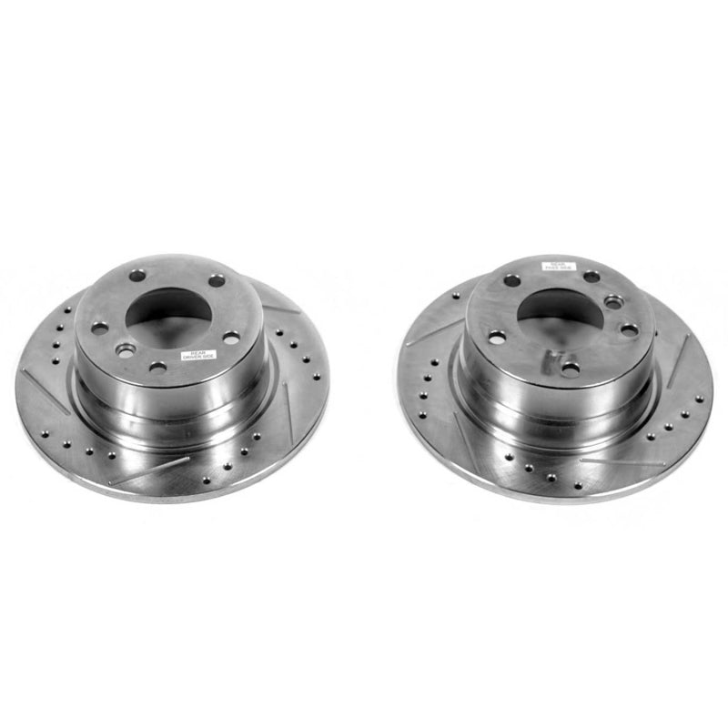 PowerStop 03-05 BMW Z4 Rear Evolution Drilled & Slotted Rotors - Pair