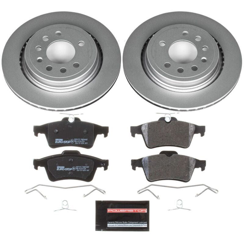 PowerStop 08-11 Saab 9-3 Rear Euro-Stop Brake Kit