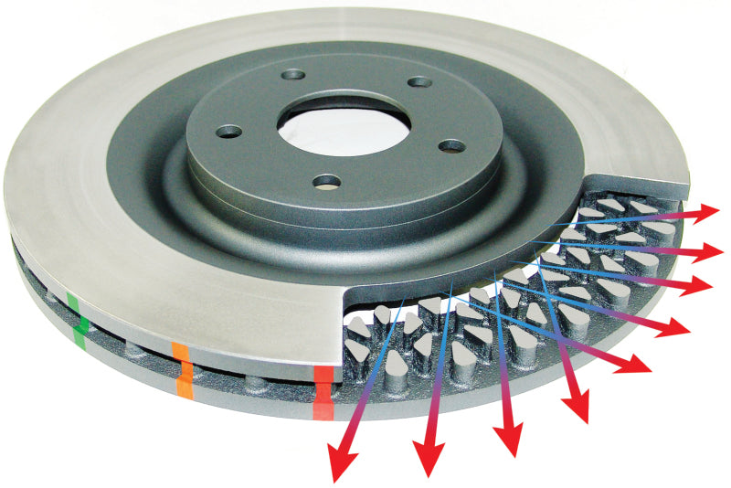 DBA 2015+ Audi RS-3 5000 Series Drilled Front Brake Rotor - DBA52844SLVXD