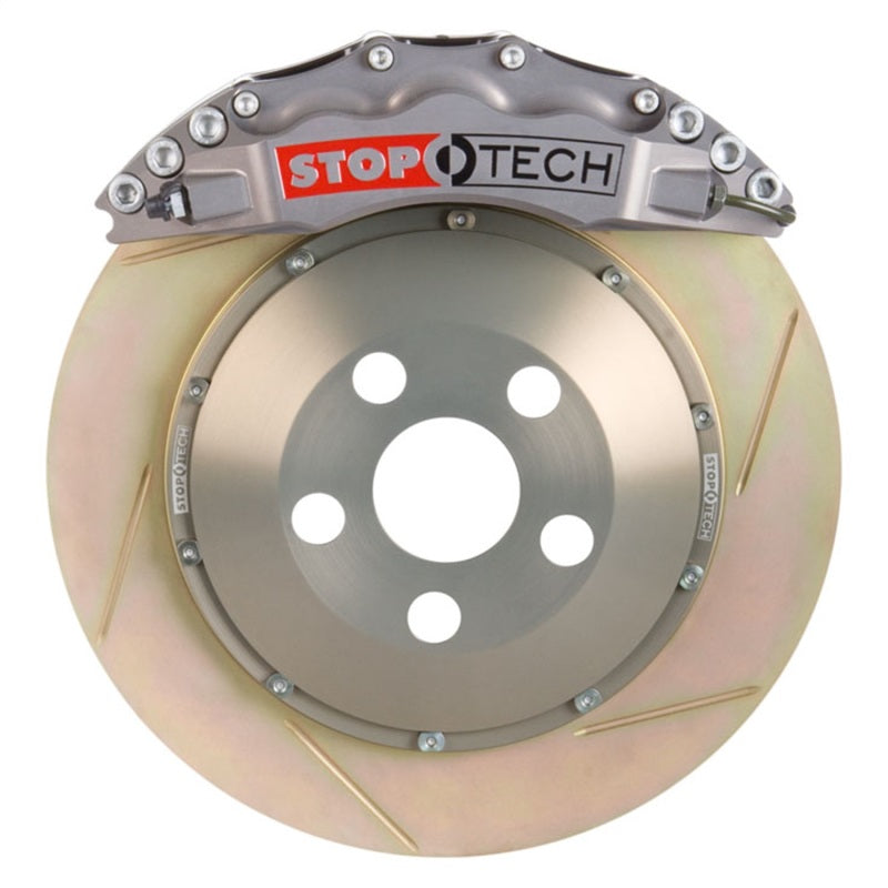 StopTech 09-10 BMW X6 xDrive 35i Front BBK w/ Trophy ST-60 Cal Zinc Slot 380X32 Rotors/Pads/SS Lines