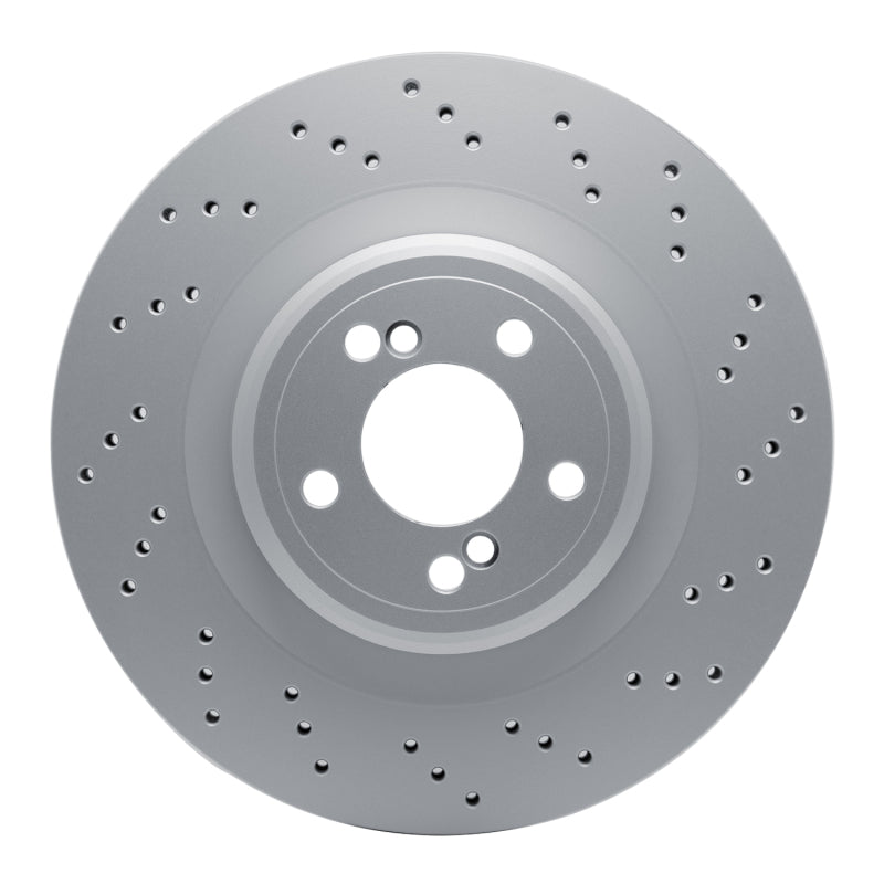 DFC 15-19 BMW X6 Right Rear Drilled Hi-Carbon Alloy Geomet Coated Rotor