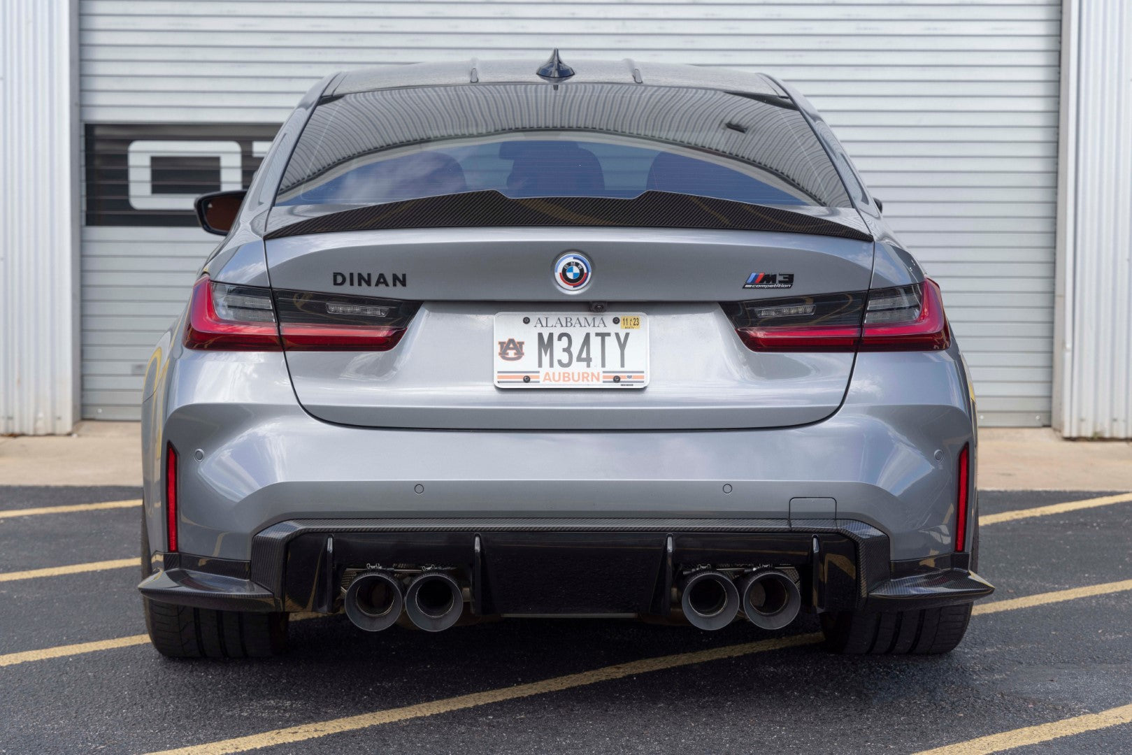 DINAN Carbon Fiber Rear Side Splitters - G80 BMW M3
