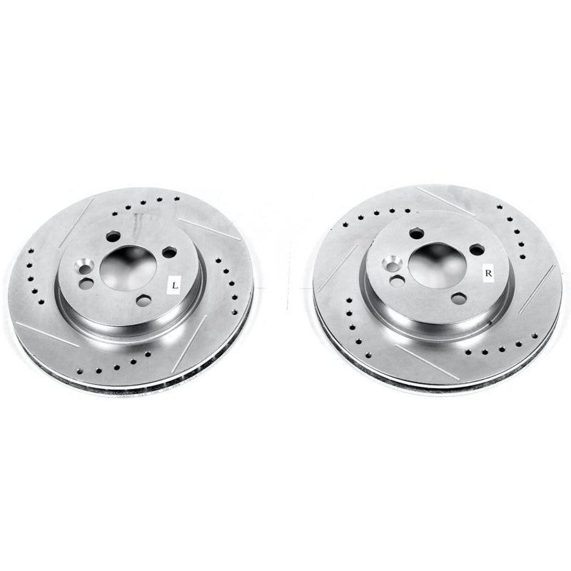 PowerStop 07-16 Mini Cooper Front Evolution Drilled & Slotted Rotors - Pair