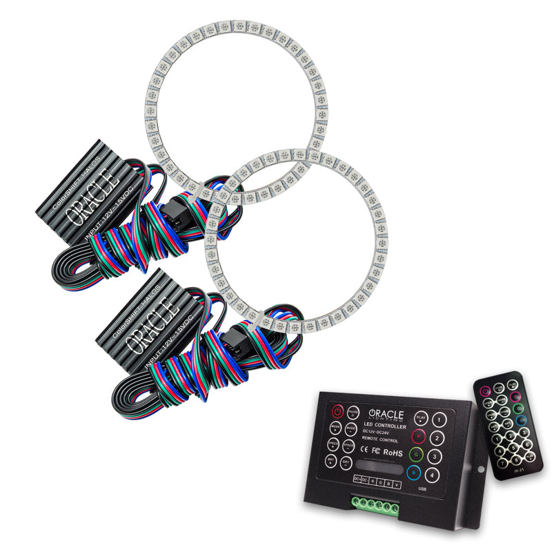 Oracle Lighting Oracle Jaguar XJ 10-15 Halo Kit - ColorSHIFT w/ 2.0 Controller