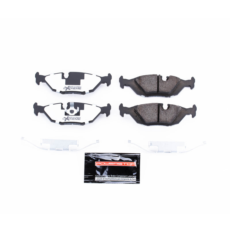 PowerStop 1991 BMW 318i Rear Z26 Extreme Street Brake Pads w/Hardware
