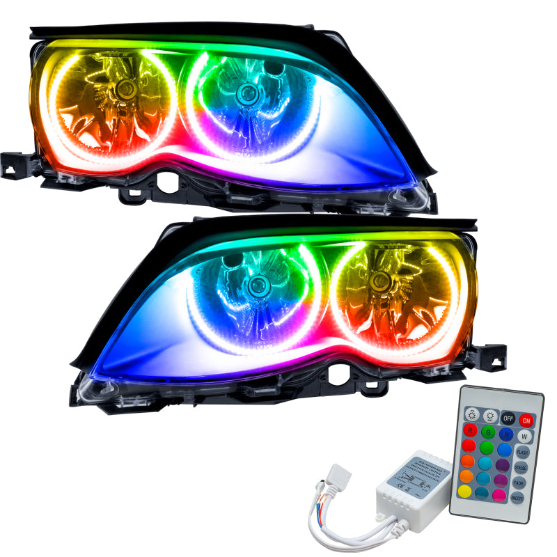 Oracle Lighting Oracle 02-05 BMW 3 Series SMD HL - Black - ColorSHIFT w/ Simple Controller