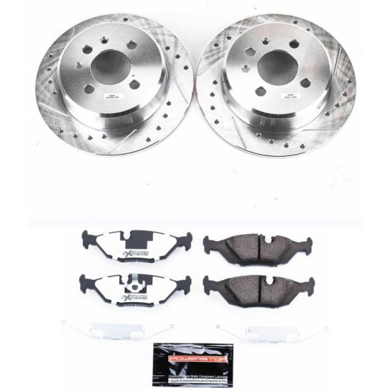 PowerStop 91-92 BMW 318i Rear Z26 Street Warrior Brake Kit