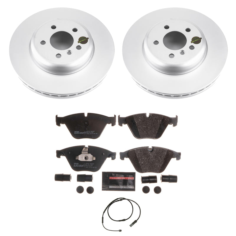 PowerStop 14-16 BMW 535d Front Euro-Stop Brake Kit