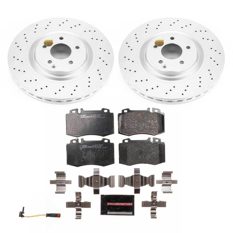 PowerStop 03-06 Mercedes-Benz CLK500 Front Euro-Stop Brake Kit