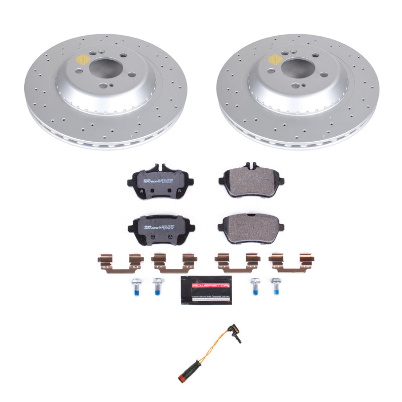 PowerStop 2018 Mercedes-Benz S450 Rear Euro-Stop Brake Kit