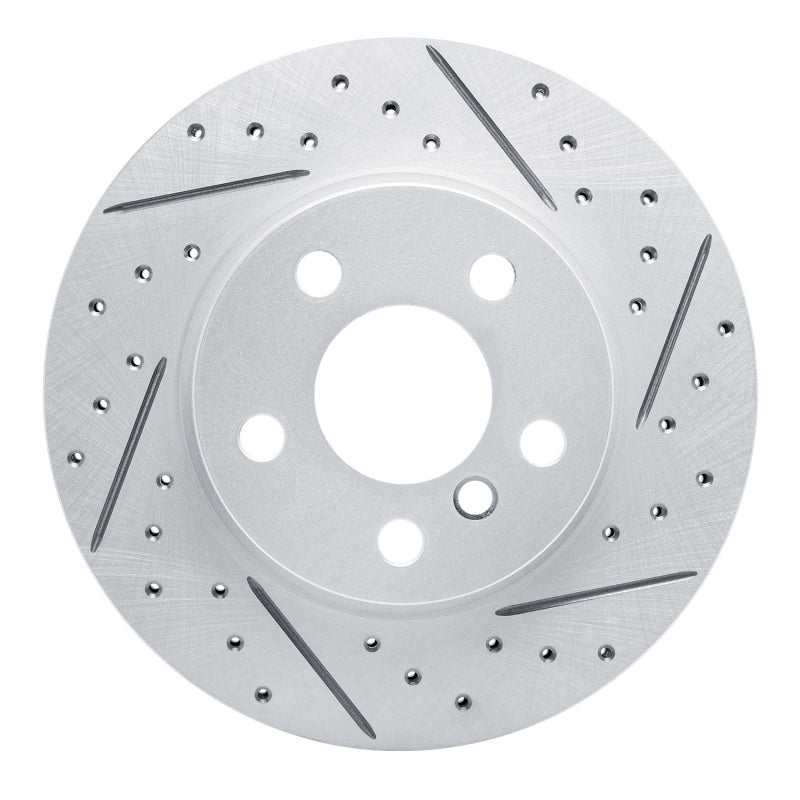 R1 Concepts 14-21 BMW I3 Front Right Drilled & Slotted Geo-Carbon Rotor