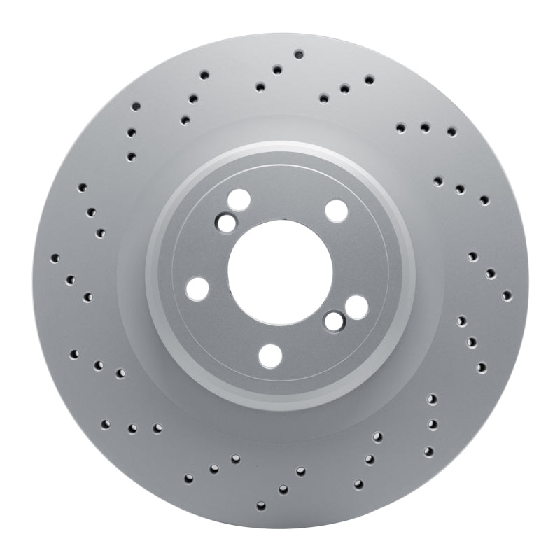 DFC 15-19 BMW X6 Left Rear Drilled Hi-Carbon Alloy Geomet Coated Rotor