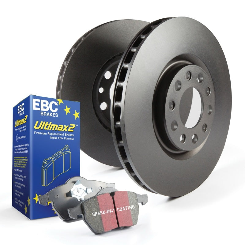 EBC S20 Kits Ultimax Pads and RK Rotors (2 axle kits) - 2011-2014 Volkswagen Jetta S