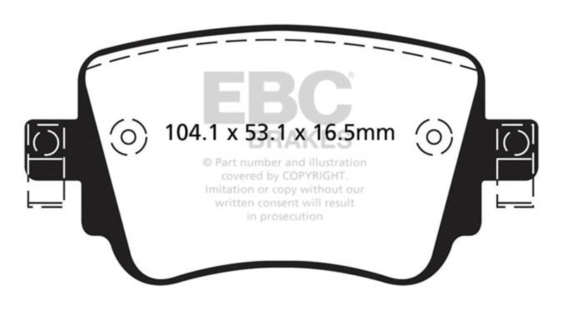 EBC RedStuff Performance Rear Brake Pads DP32201C