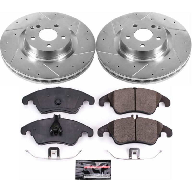 PowerStop 12-15 Mercedes-Benz C250 Front Z23 Evolution Sport Brake Kit