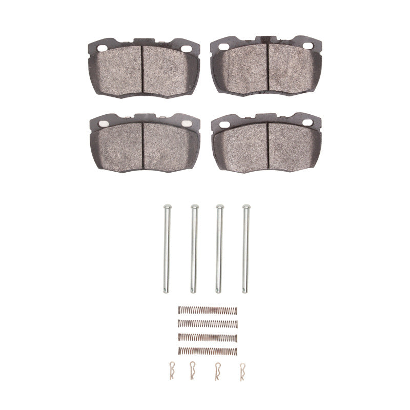 DFC 94-97 Land Rover Defender 90 Front 5000 Advanced Low Metallic Brake Pads and Hardware Kit