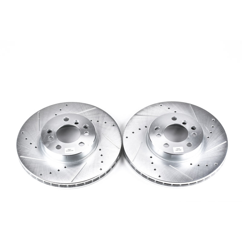PowerStop 00-06 BMW X5 Front Evolution Drilled & Slotted Rotors - Pair