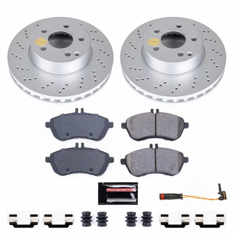 PowerStop 2015 Mercedes-Benz C250 Front Z23 Evolution Sport Coated Brake Kit