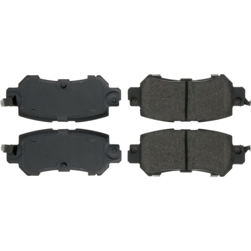 Stoptech PosiQuiet 09-10 Porsche 911 Carrera 2 exc Turbo/Turbo Look/2S Front Semi-Metallic Brake Pads
